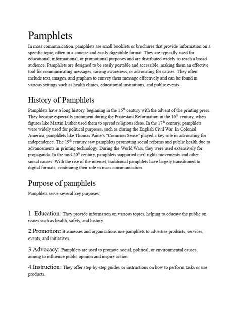 English pamphlets pdf free download.  Easy to use, fully customizable.  English P...
