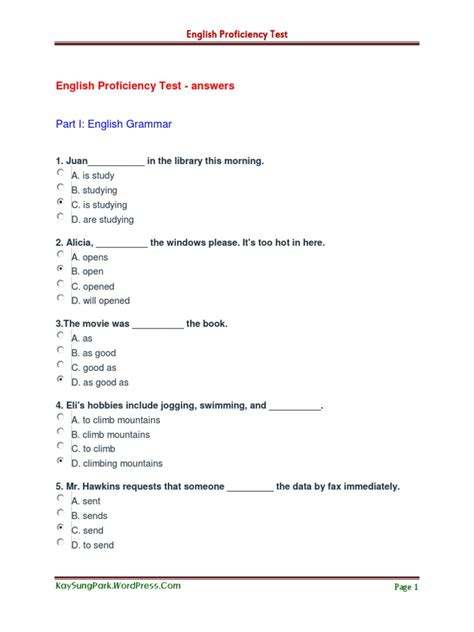 English proficiency test sample questions with answers pdf.  The sample tests below sho...