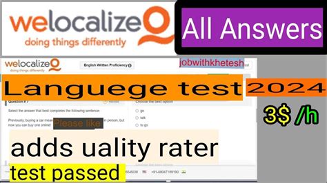 English reading comprehension test welocalize.  Our expertise in localizatio...