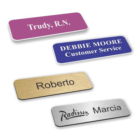 Engraved Name Badges - Name Badges International