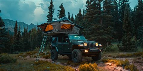 Enhance Your Jeep Gladiator Adventure with a Rugged Tent for Unforgettable Camping Trips