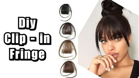 Enhance Your Look Instantly with Clip On Human Hair Fringe