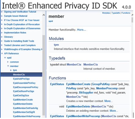 Enhanced Privacy Id A Clear And Concise Reference