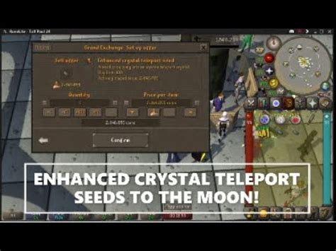 Enhanced teleport crystal osrs. Assuming current prices (they would change since shards are easier to get yada yada), enhanced teleport seeds end up at ~20k per shard. That'd make regular seeds "worth" 100k, from a 1/5 drop. That's two vyrewatch sentinels worth (~10k per kill on average). More than half a rune dragon's (~36k), while at that. That goes to show 5 for 1 is a lot ... 