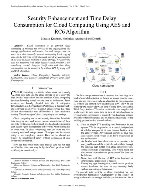 Enhancing Security of Cloud Computing by using RC6 Encryption …