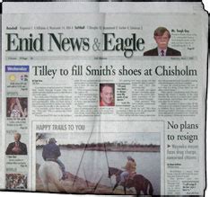 Enid news eagle. Enid, OK (73701) Today. Sunny. High 54F. Winds NNW at 10 to 15 mph.. Tonight 