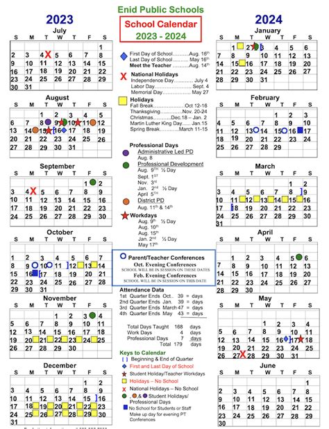 Enid public schools calendar. Enid Public Schools will welcome its newest students next week during four-year-old enrollment for the 2022-23 school year. Families can pick up enrollment packets at the following sites and complete them on site or out of the office and bring them back with appropriate documents by 3:30 p.m. on April 15 or at your earliest convenience. 