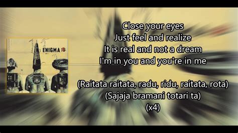 Enigma - Beyond the Invisible lyrics - Lyrics Translate