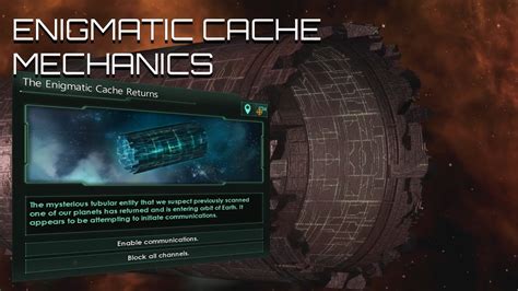 Aug 27, 2023 · The Enigmatic Cache remains in orbit above the capital and permanently gives its research output modifier. Issue a special project to repair the Enigmatic Cache with a construction ship. Once the uplift is complete, if the repair project was finished, the main species gains the Uplifted trait ( +10% researcher output and +25% leader experience .... 