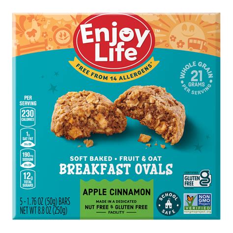 Enjoy life breakfast ovals. See Our Variety Of Allergy Friendly Products That Everyone Can Enjoy! Safe for School, Gluten-Free & Free From 14 Allergens. Made With High Quality Non-GMO Ingredients. Types: No Dairy, No Tree Nuts, No Gluten, No Soy, No Eggs, No Casein. 