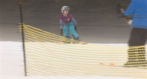 Enjoying winter fun at Maple Ski Ridge, despite mild temps