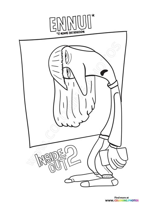 Ennui Coloring Page