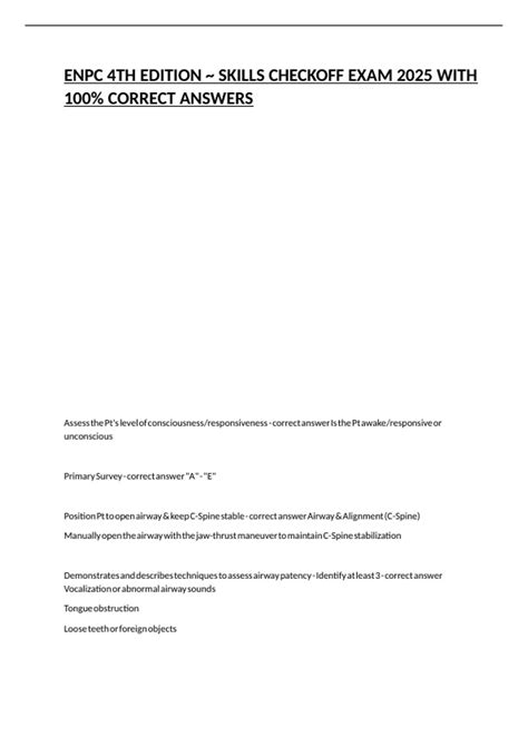Enpc 4th Edition