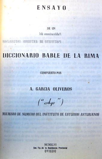 Ensayo de un diccionario bable de la rima. - New proofs for the existence of god contributions contemporary physics and philosophy robert j spitzer.