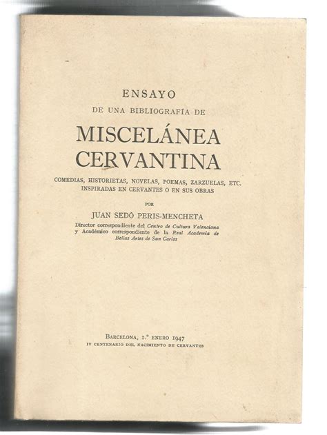 Ensayo de una guia de bibliografia cervantina. - Mercedes benz c180 w202 owners manual.