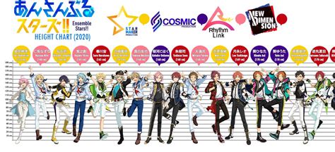 Ensemble Stars Height Chart Hey look an ensemble guide for ensemble