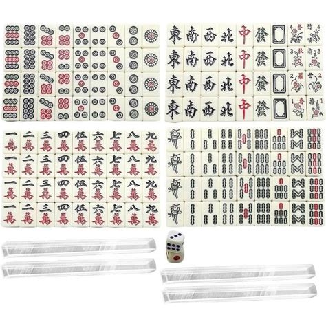 Ensembles de Mahjong Jeux de Mahjong Traditionnels Chinois …