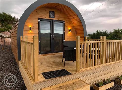 Ensuite glamping pods in Scotland - campsites