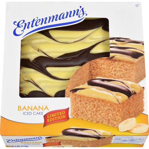 Entenmann's banana cake. 9 Jan 2022 ... Banana cake is the most underrated dessert out there. When we were little my brothers and I loved the Entenmann's Banana Crunch Cake. (Much ... 