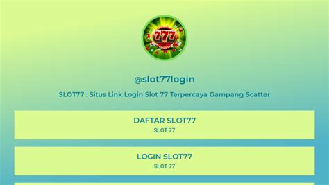 Enter the Realm of Excitement with VIP Slot77 Login