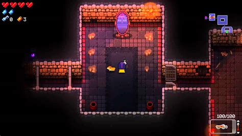 The Vampire is an NPC who occasionally appears in the Gungeon after rescuing her. The Vampire offers the player money in exchange for health, trading 20 multiplied by the floor's price multiplier for every the player gives her. She also has a small chance of providing the same effect as a Blood Shrine. Trading with the Vampire three times unlocks the Wood Beam. Trading with the Vampire will ... . Enter the gungeon mirror room