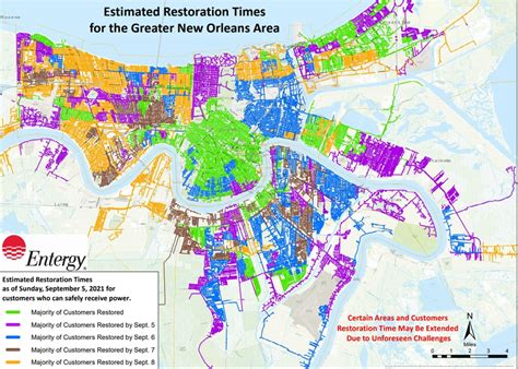 As electricity returns to New Orleans, focus shifts to long-term outages in harder hit areas by Michael Isaac Stein September 8, 2021 September 8, 2021. Share this: Twitter; ... Entergy New Orleans CEO Deanna Rodriguez said on Wednesday that 170,000 customers out of the 205,000 New Orleans customers who lost power — roughly 83 percent — had .... 