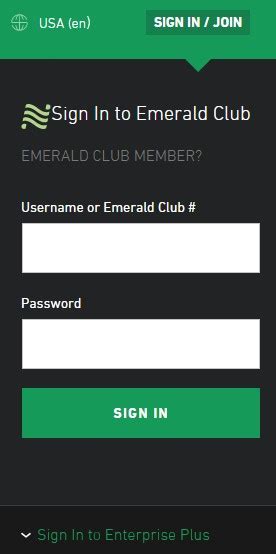Enterprise emerald club sign up. Aug 14, 2023 · Here is a full list of National Emerald Club’s airline partners and what you’ll earn. ANA: 50 credits per day (max 300). Air China: 800 kilometers per rental. Alaska Airlines: 50 miles per day ... 