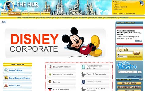 Enterprise portal disney login the hub. This material is internal to The Walt Disney Company and is intended for the use of the individual or entity to which it is addressed, and may contain information that is privileged, confidential and exempt from disclosure under applicable laws. 