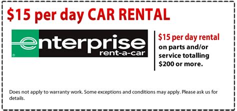 Enterprise rent a car discount code. Save Up to 15% Off Rent by March 03 and save up to 15% off base rate (time & mileage) on neighborhood rental. Terms apply. Learn More 