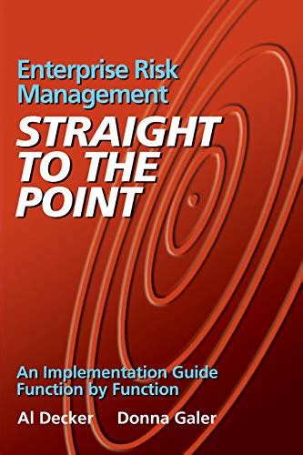 Enterprise risk management straight to the point an implementation guide function by function viewpoints on erm. - The bait of satan your response determines your future study guide.