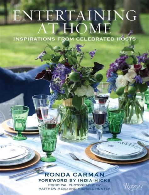 Read Entertaining At Home Inspirations From Celebrated Hosts By Ronda Carman