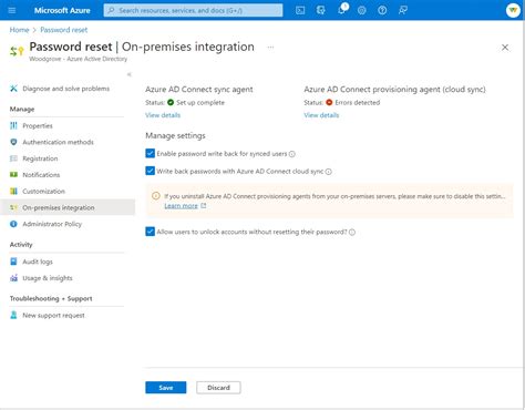 Entra cloud sync password writeback.  In this tutorial, you learn how to enable...