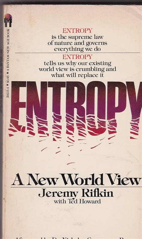 Read Entropy A New World View By Jeremy Rifkin