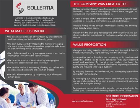 Entry 18 by martalingting for Design a one pager/powerpoint template
