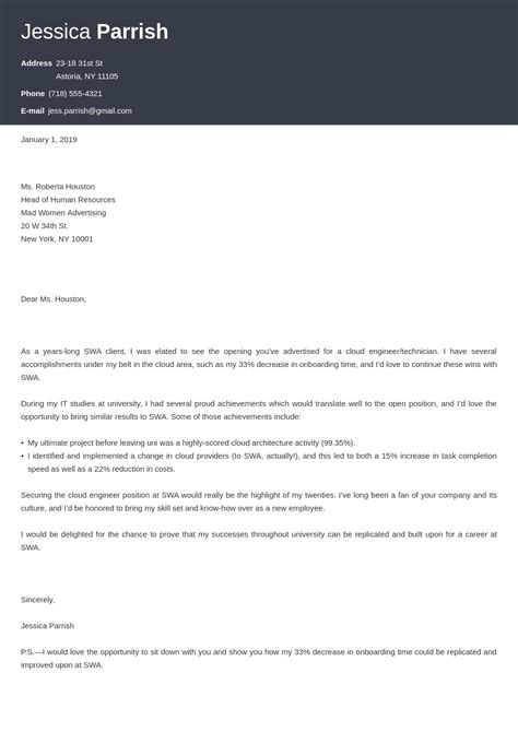 EntryLevel Cover Letter Examples & Writing Guide