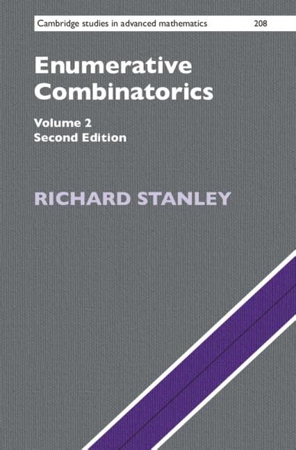 Enumerative Combinatorics Cambridge Studies In Adv