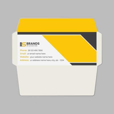 Envelope Template Vector Art Icons And Graphics For Free Download