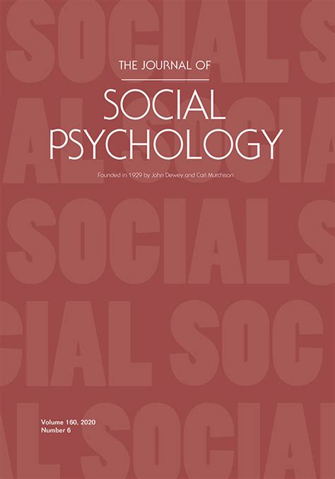 Environment And Social Psychology Journal Impact Factor