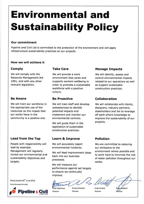 Environmental Management Policy - GOV.UK