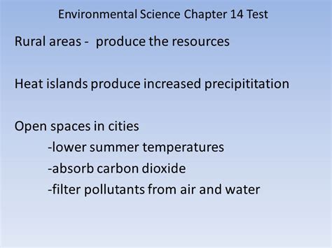 Environmental Science Chapter 14 Test