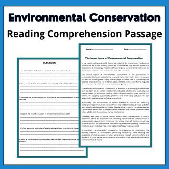 Environmental Science Testing Your Comprehension Answers