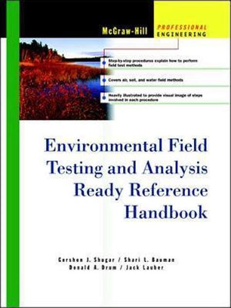 Environmental field testing and analysis ready reference handbook. - Professional discipline and health care regulators a legal handbook.