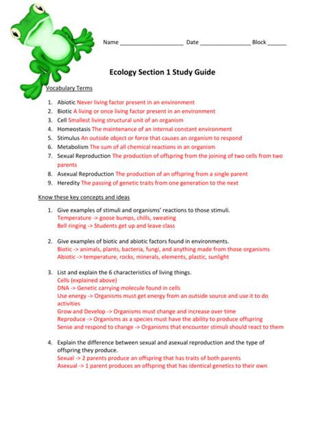 Environmental science unit 1 study guide answers. - A guide to the phenomenology of religion by james cox.