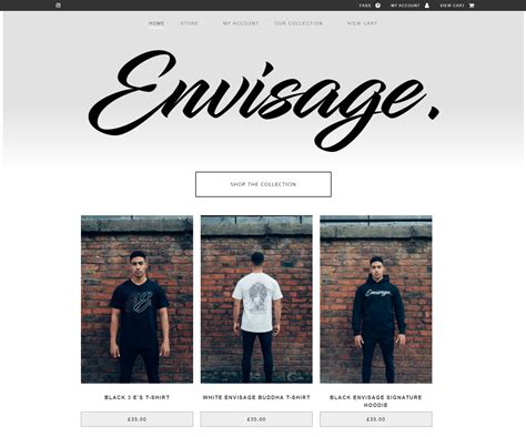 Envisage clothing. Clothing; New Arrivals; Fall Clothes; Tops; Search. Cart. Item added to your cart View cart. Check out Continue shopping. Collection: Women. Women's collection. Filter: Availability 0 selected Reset Availability. In stock (0) In stock (0 products) Out of stock (3) Out of stock (3 ... 