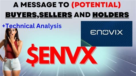 Why Battery Stock Enovix Plunged Today. By Neha Chamaria – Oct 3, 2023 at 2:17PM Key Points. ... Shares of Enovix (ENVX-0.72%) slumped on Tuesday and were trading 17% lower as of noon. The .... 