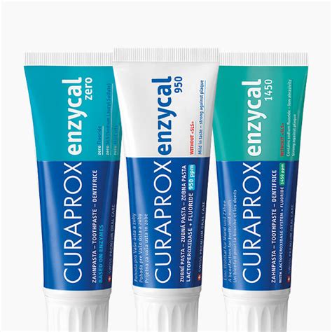 Enzycal toothpastes – gentle, mild effective CURAPROX-Shop …