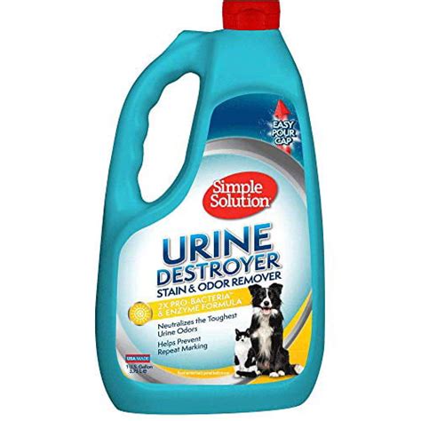 Enzyme cleaner for dog urine. To remove mouse urine smell, clean the entire area and use a disinfecting product. Enzyme cleaners can help remove any lingering smells. Rodent infestations can leave unpleasant li... 