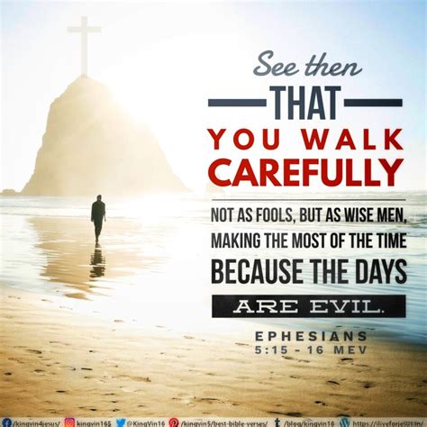 Eph 5 nlt. Ephesians 5:15 NLT. So be careful how you live. Don't live like fools, but like those who are wise. ... NLT: New Living Translation. Share. Read Ephesians 5. Bible App Bible App for Kids. Verse Images for Ephesians 5:15. Compare All Versions: Ephesians 5:15. Free Reading Plans and Devotionals related to Ephesians 5:15. 101 Tactics for ... 