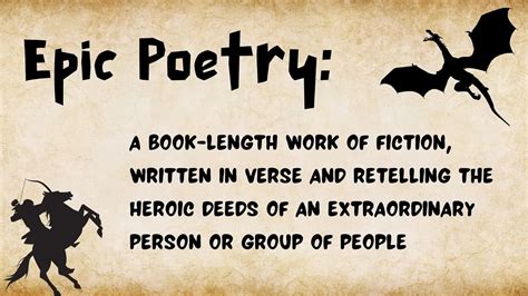 Epic Poetry