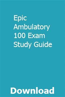 Epic ambulatory 100 exam study guide. - Note taking guide episode 106 answers.